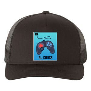 El Gamer Video Games Funny Mexican Lottery Parody Graphic Yupoong Adult 5-Panel Trucker Hat