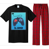 El Gamer Video Games Funny Mexican Lottery Parody Graphic Pajama Set