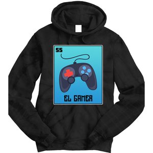 El Gamer Video Games Funny Mexican Lottery Parody Graphic Tie Dye Hoodie