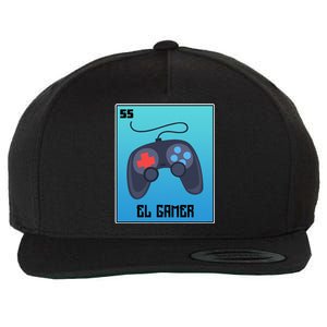 El Gamer Video Games Funny Mexican Lottery Parody Graphic Wool Snapback Cap