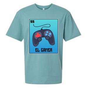 El Gamer Video Games Funny Mexican Lottery Parody Graphic Sueded Cloud Jersey T-Shirt