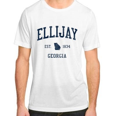 Ellijay Ga Vintage Athletic Sports Adult ChromaSoft Performance T-Shirt