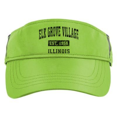 Elk Grove Village Illinois Il Vintage Sports Adult Drive Performance Visor