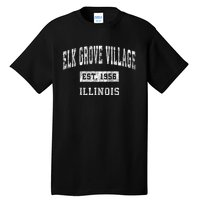 Elk Grove Village Illinois Il Vintage Sports Tall T-Shirt