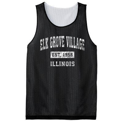 Elk Grove Village Illinois Il Vintage Sports Mesh Reversible Basketball Jersey Tank