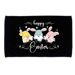 Easter Gnome With Bunny Ears Easter Celebration Cool Gift Microfiber Hand Towel