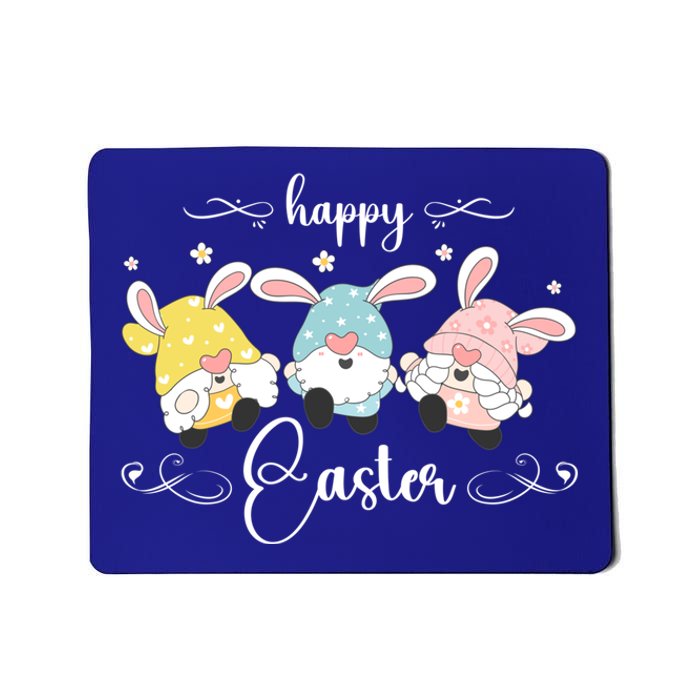 Easter Gnome With Bunny Ears Easter Celebration Cool Gift Mousepad