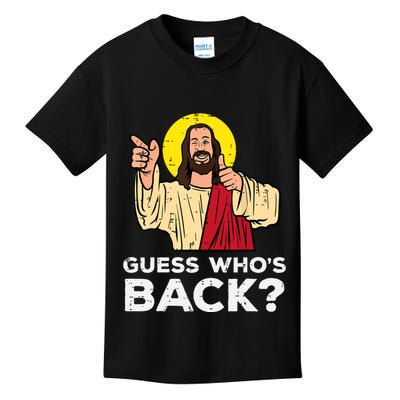 Easter Guess Whos Back Jesus Funny Religious Kids T-Shirt