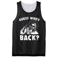 Easter Guess Whos Back Jesus Funny Religious Mesh Reversible Basketball Jersey Tank