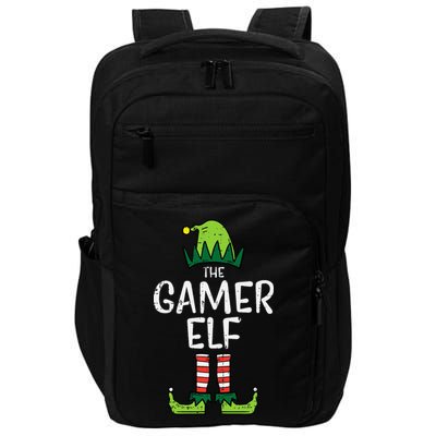 Elf Gamer Xmas Holiday Fun Impact Tech Backpack