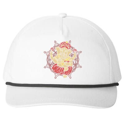 Elephant Ganesha Yoga Dala Gift Snapback Five-Panel Rope Hat