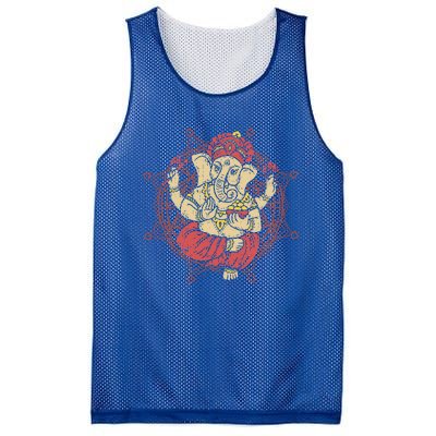 Elephant Ganesha Yoga Dala Gift Mesh Reversible Basketball Jersey Tank