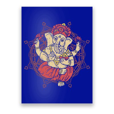Elephant Ganesha Yoga Dala Gift Poster