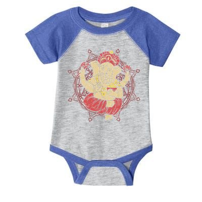Elephant Ganesha Yoga Dala Gift Infant Baby Jersey Bodysuit