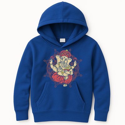Elephant Ganesha Yoga Dala Gift Kids Hoodie