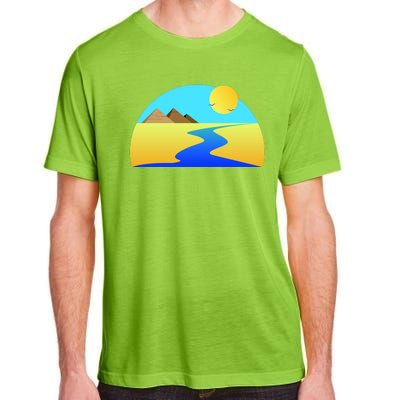 Egypt Nile River Sunset Adult ChromaSoft Performance T-Shirt