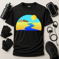 Egypt Nile River Sunset Cooling Performance Crew T-Shirt