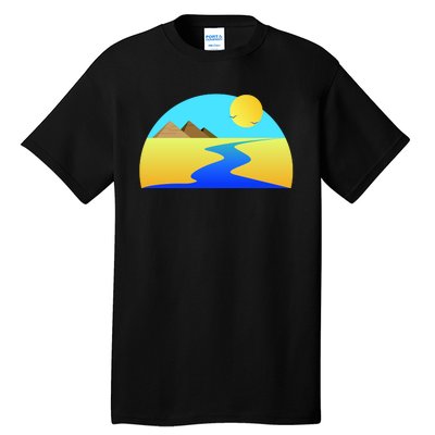 Egypt Nile River Sunset Tall T-Shirt