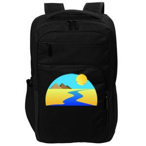 Egypt Nile River Sunset Impact Tech Backpack