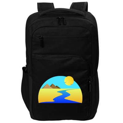 Egypt Nile River Sunset Impact Tech Backpack