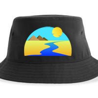 Egypt Nile River Sunset Sustainable Bucket Hat