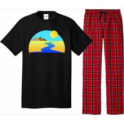 Egypt Nile River Sunset Pajama Set