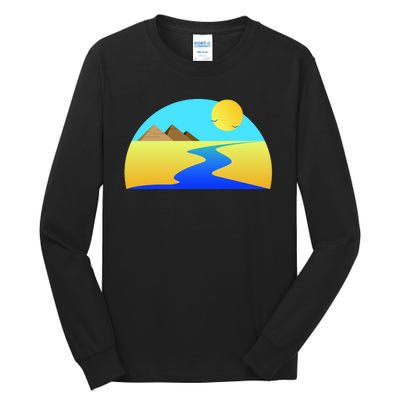 Egypt Nile River Sunset Tall Long Sleeve T-Shirt