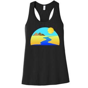 Egypt Nile River Sunset Women's Racerback Tank