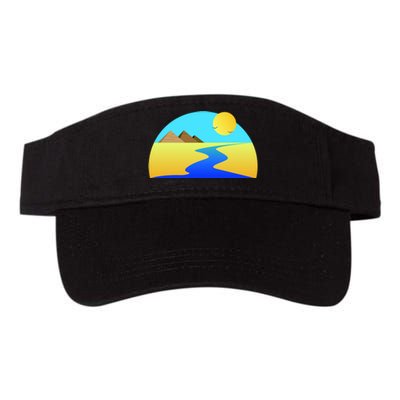 Egypt Nile River Sunset Valucap Bio-Washed Visor