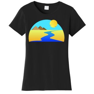 Egypt Nile River Sunset Women's T-Shirt