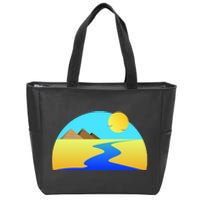 Egypt Nile River Sunset Zip Tote Bag