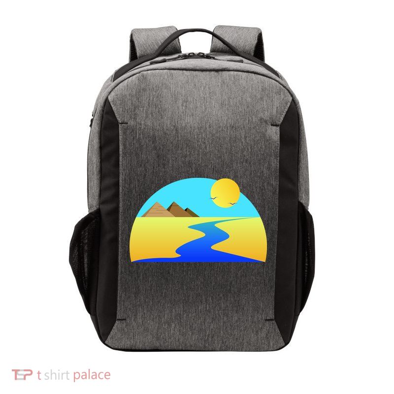 Egypt Nile River Sunset Vector Backpack