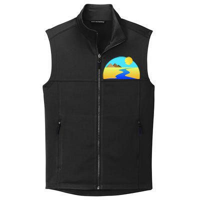 Egypt Nile River Sunset Collective Smooth Fleece Vest