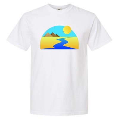 Egypt Nile River Sunset Garment-Dyed Heavyweight T-Shirt