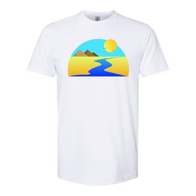 Egypt Nile River Sunset Softstyle CVC T-Shirt