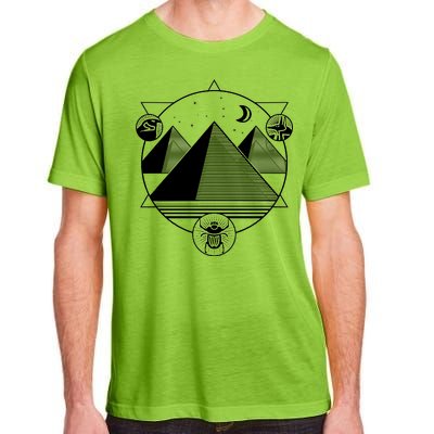 Egyptian Pyramids Emblem Adult ChromaSoft Performance T-Shirt