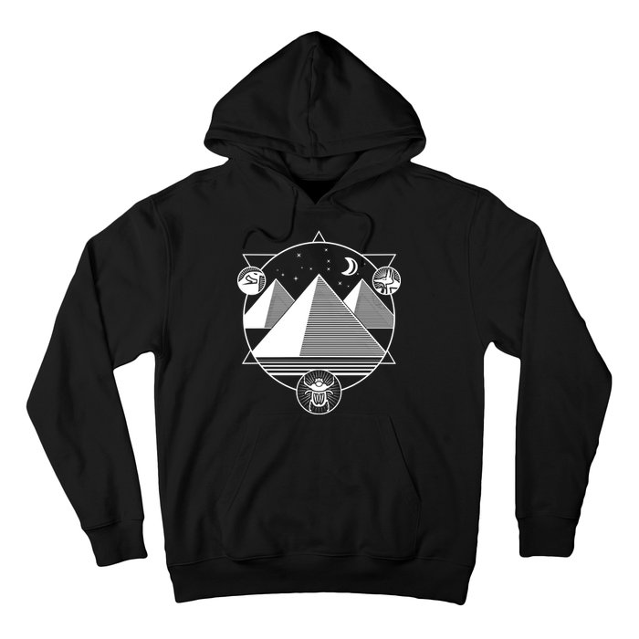 Egyptian Pyramids Emblem Hoodie