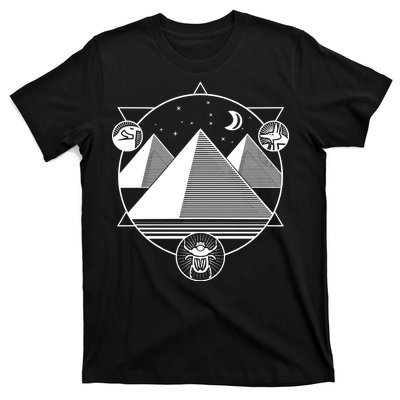 Egyptian Pyramids Emblem T-Shirt