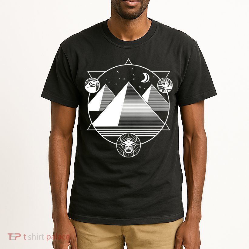 Egyptian Pyramids Emblem Tall T-Shirt