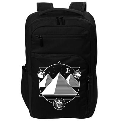 Egyptian Pyramids Emblem Impact Tech Backpack