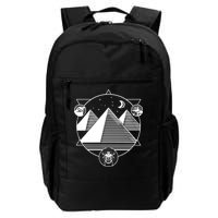 Egyptian Pyramids Emblem Daily Commute Backpack