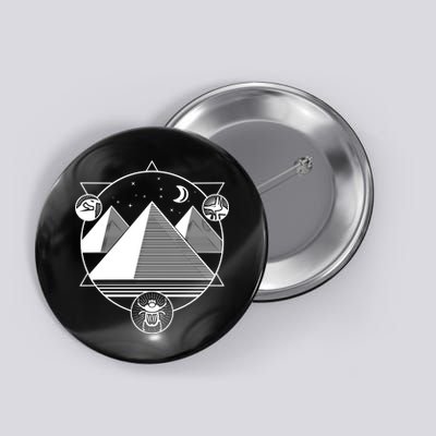 Egyptian Pyramids Emblem Button