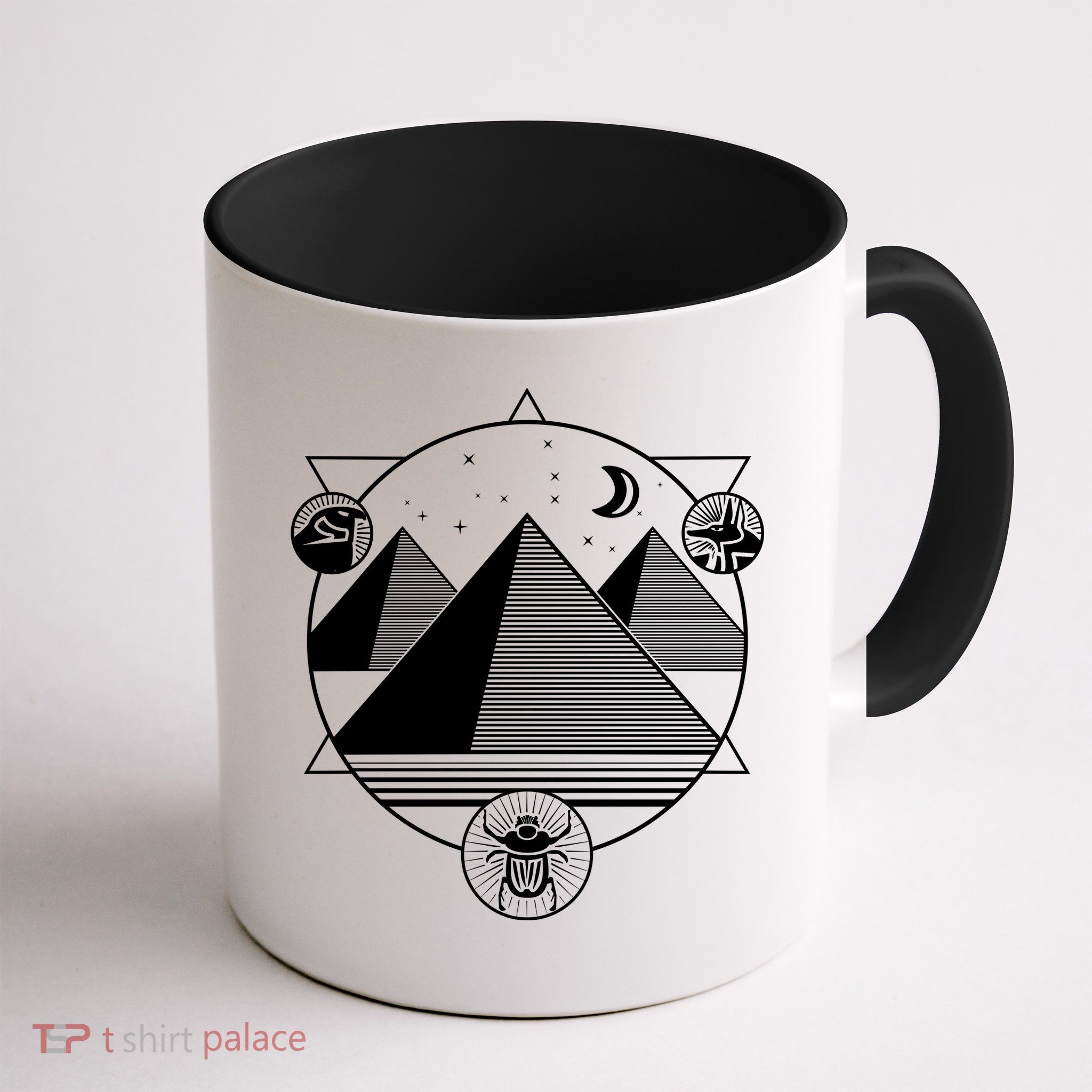 Egyptian Pyramids Emblem Mug