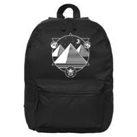 Egyptian Pyramids Emblem 16 in Basic Backpack