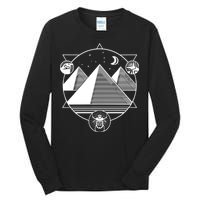 Egyptian Pyramids Emblem Tall Long Sleeve T-Shirt