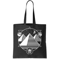 Egyptian Pyramids Emblem Tote Bag