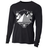 Egyptian Pyramids Emblem Cooling Performance Long Sleeve Crew