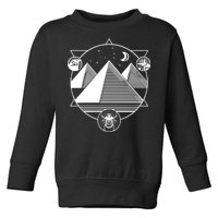 Egyptian Pyramids Emblem Toddler Sweatshirt