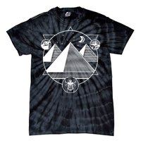 Egyptian Pyramids Emblem Tie-Dye T-Shirt