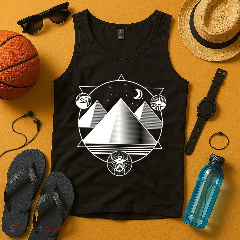 Egyptian Pyramids Emblem Tank Top